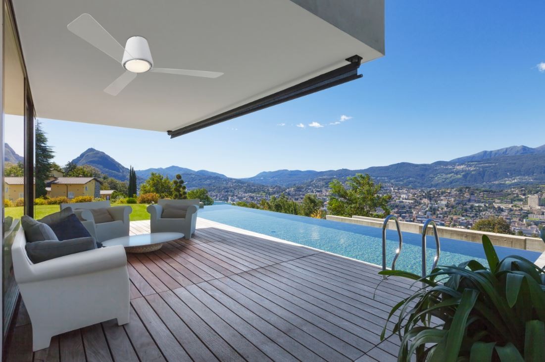 Deckenventilator für Feuchträume und Außenbereiche | Creoven