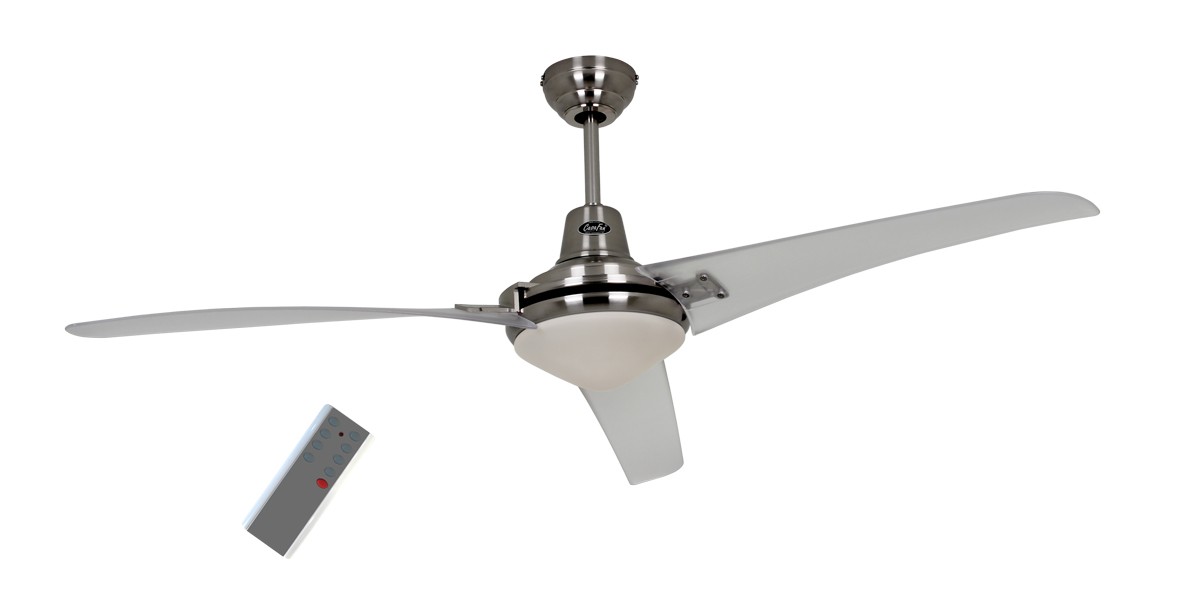 CasaFan Deckenventilator MIRAGE Chrom gebürstet 142 cm Flügel