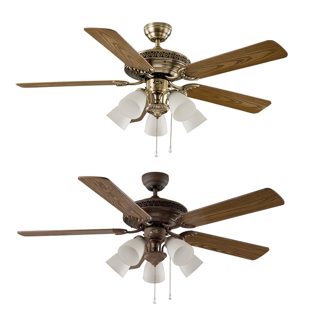 CasaFan Deckenventilator CENTURION 132 cm mit Licht Farbe wählbar mit