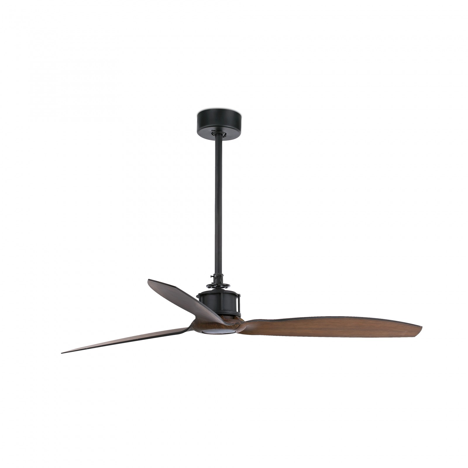 Energiespar Deckenventilator Just Fan Schwarz 128 cm mit Fernbedienung