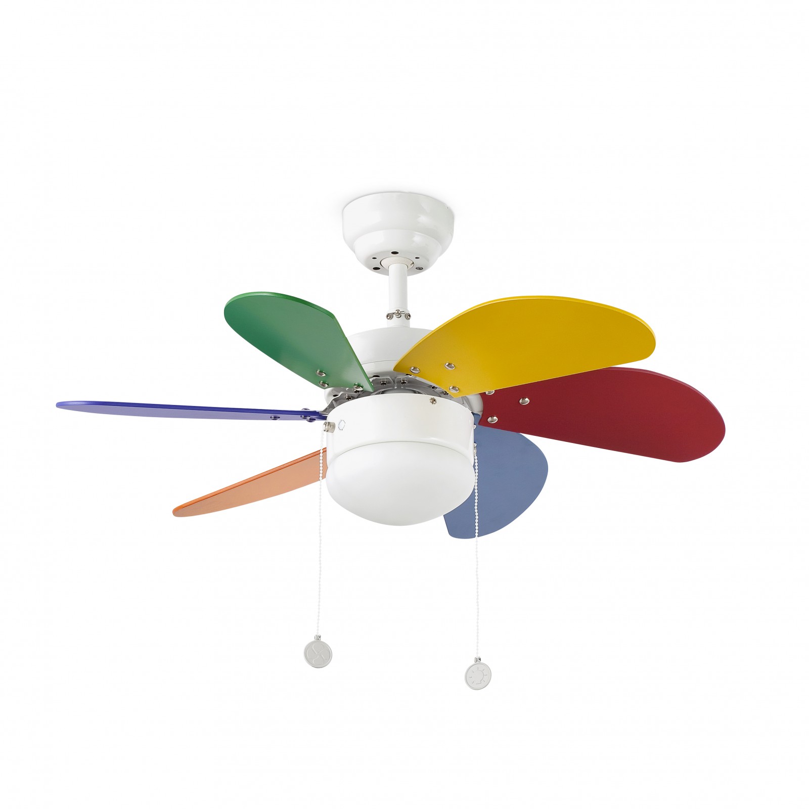 Deckenventilator Palao Bunt inklusive Leuchte 76 cm von Faro