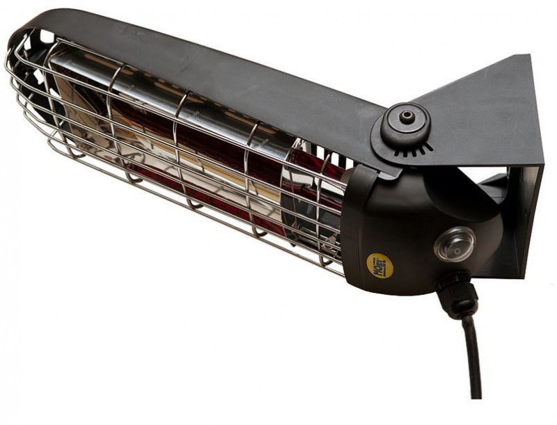 Lucciola 1200 Watt Infrarot Heizstrahler mit Wandhalterung IP65
